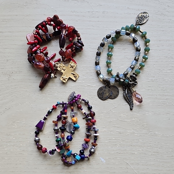 Colorful Beaded Bracelet Set - Picture 1 of 1